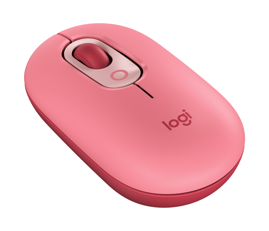 Фото — Мышь беспроводная Logitech POP Mouse, розовая