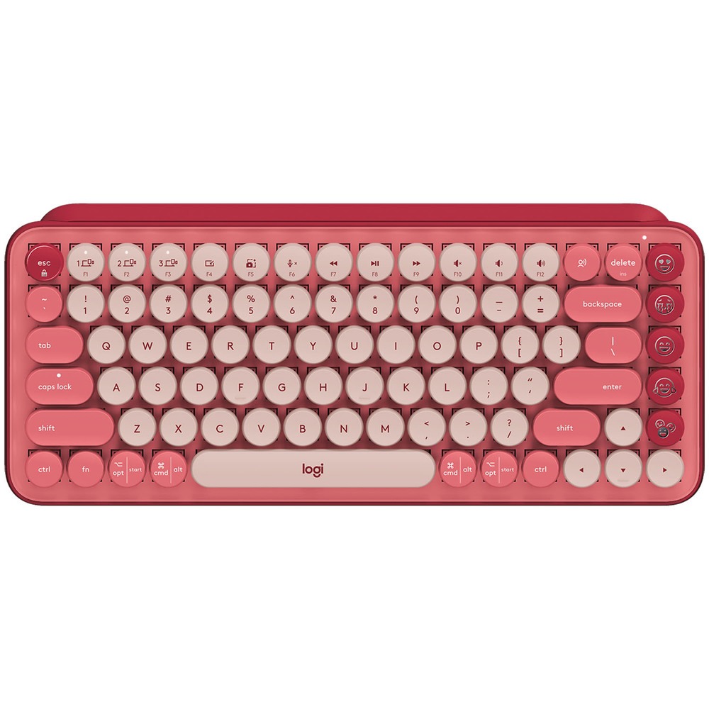 Клавиатура Logitech POP Keys, розовая