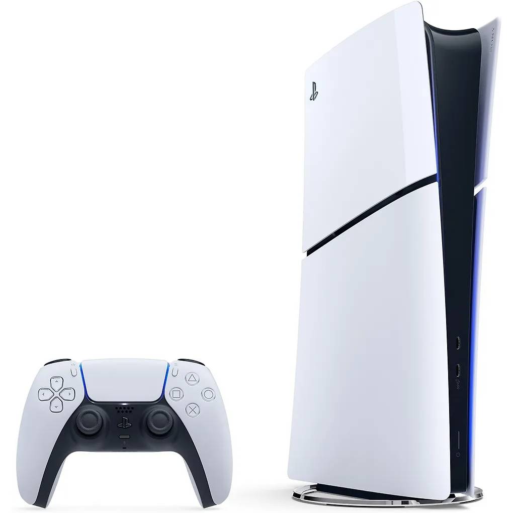 Фото — Игровая приставка Sony PlayStation 5 Slim Digital Edition, белый