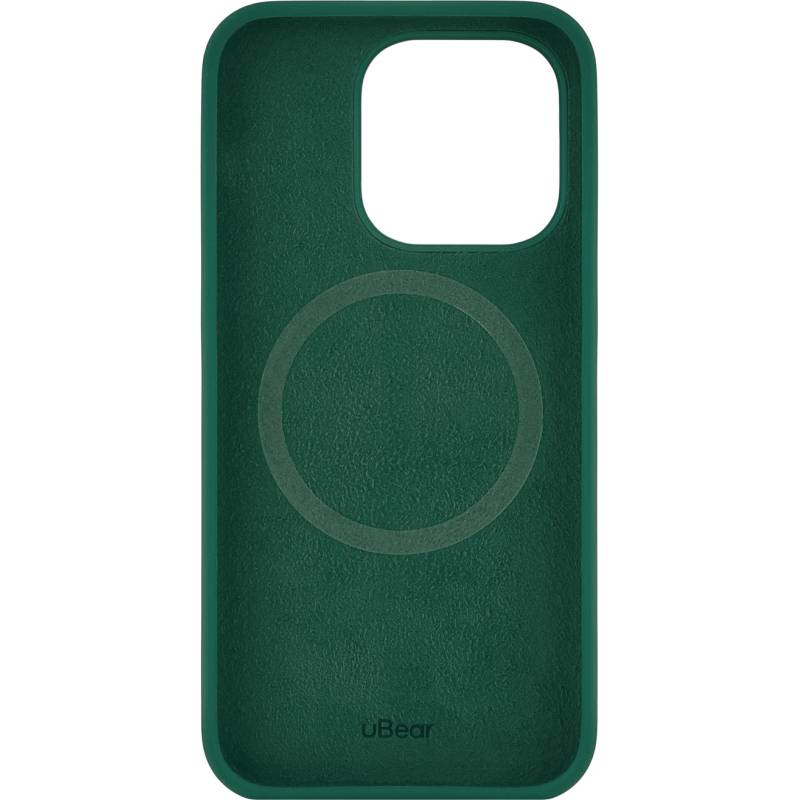 Фото — Чехол для смартфона Touch Mag Case , iPhone 14 Pro, силикон , софт-тач, зелёный