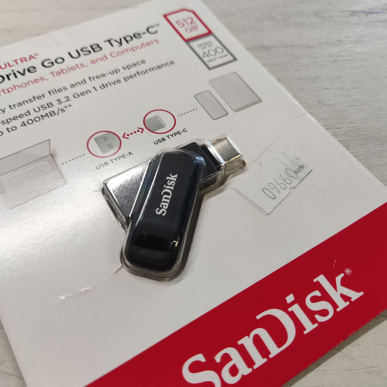 Фото — Флеш-накопитель SanDisk Ultra Dual Drive Go, 512 Гб (уценка)