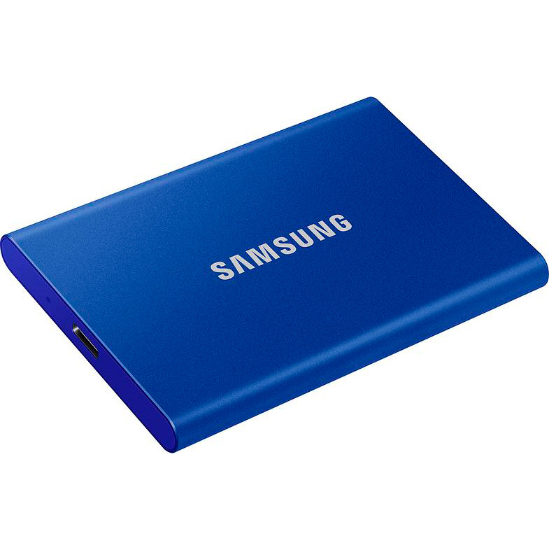 Фото — SSD Samsung T7 SSD, 500 Гб, синий