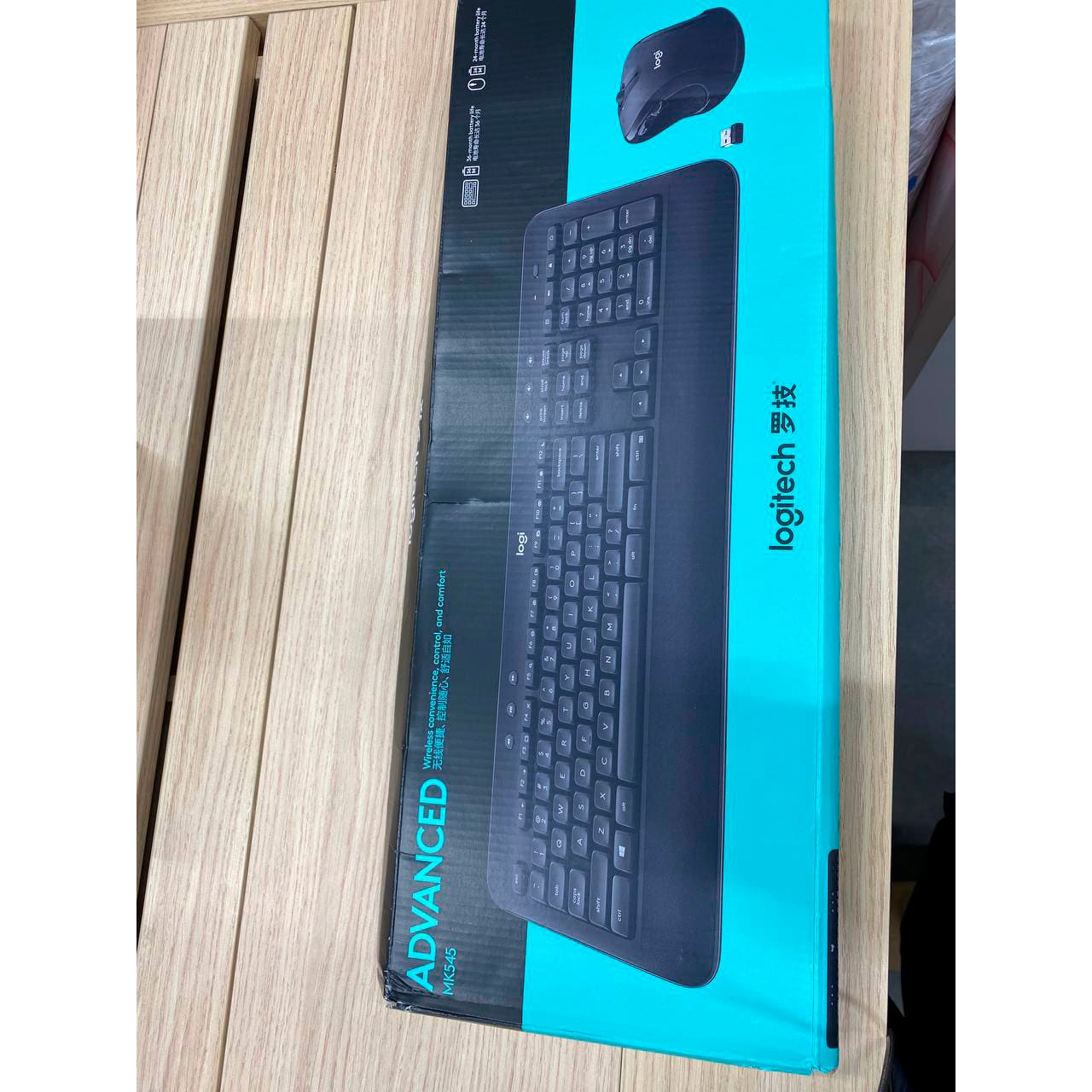 Фото — Комплект (клавиатура и мышь) Logitech MK545, черный