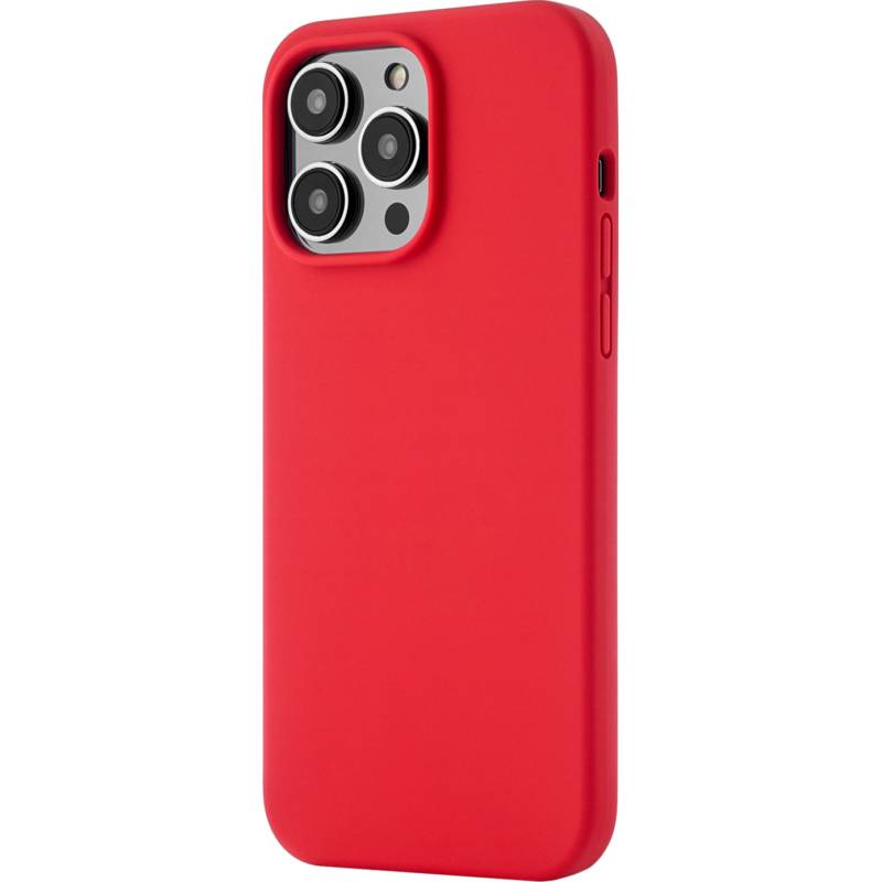 Фото — Чехол для смартфона Touch Mag Case, iPhone 14 Pro Max, силикон , софт-тач, красный