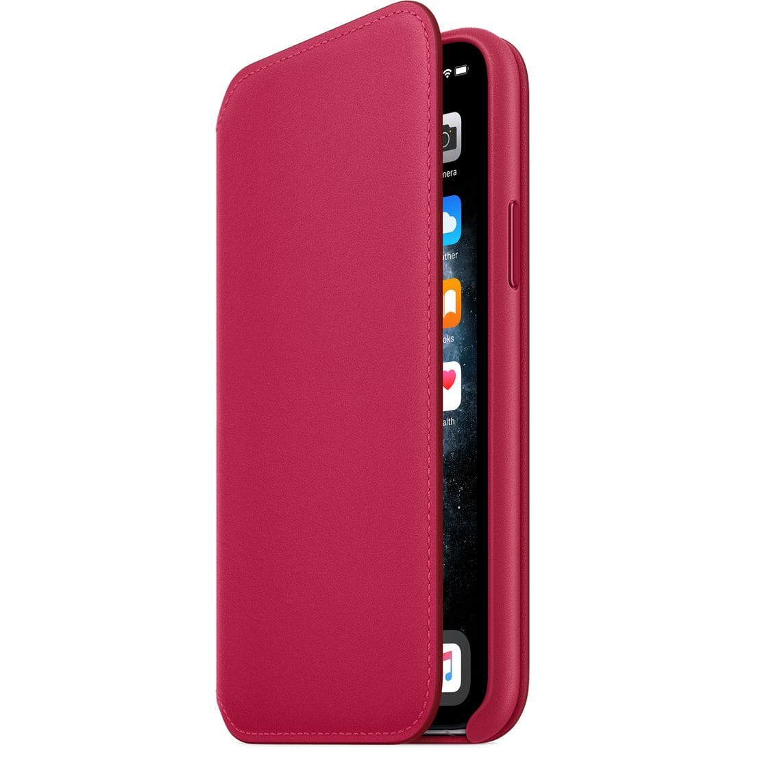 Чехол для смартфона Folio для iPhone 11 Pro, кожа, малиновый