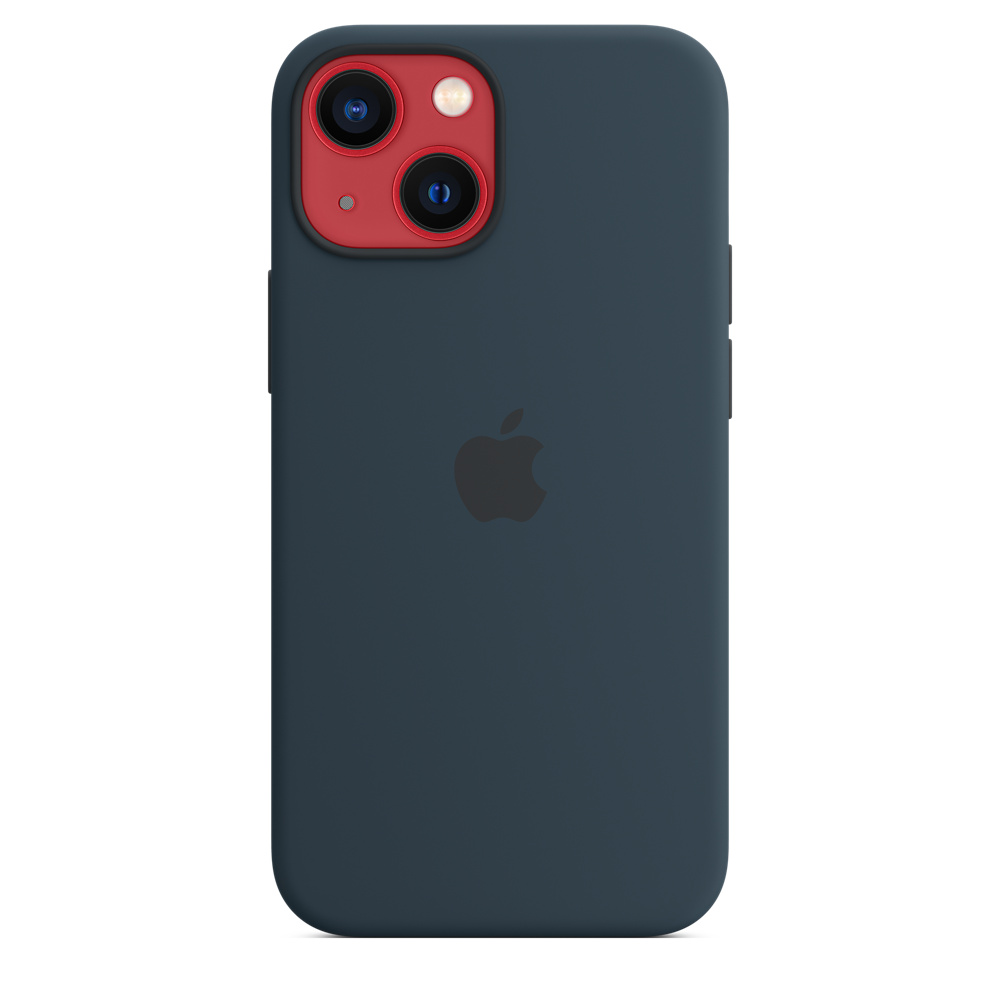 Фото — Чехол для смартфона MagSafe для iPhone 13 mini, силикон, «синий омут»