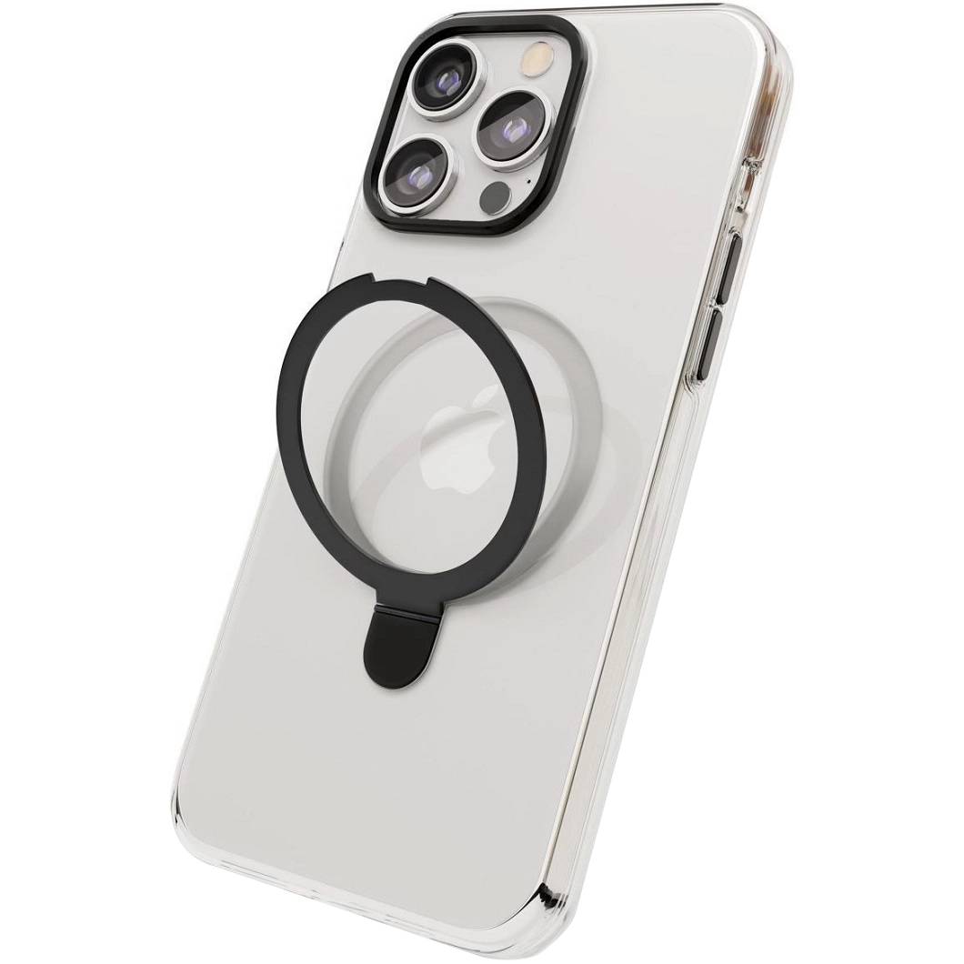 Фото — Чехол для смартфона "vlp" Ring Case с MagSafe подставкой для iPhone 15 Pro, черный