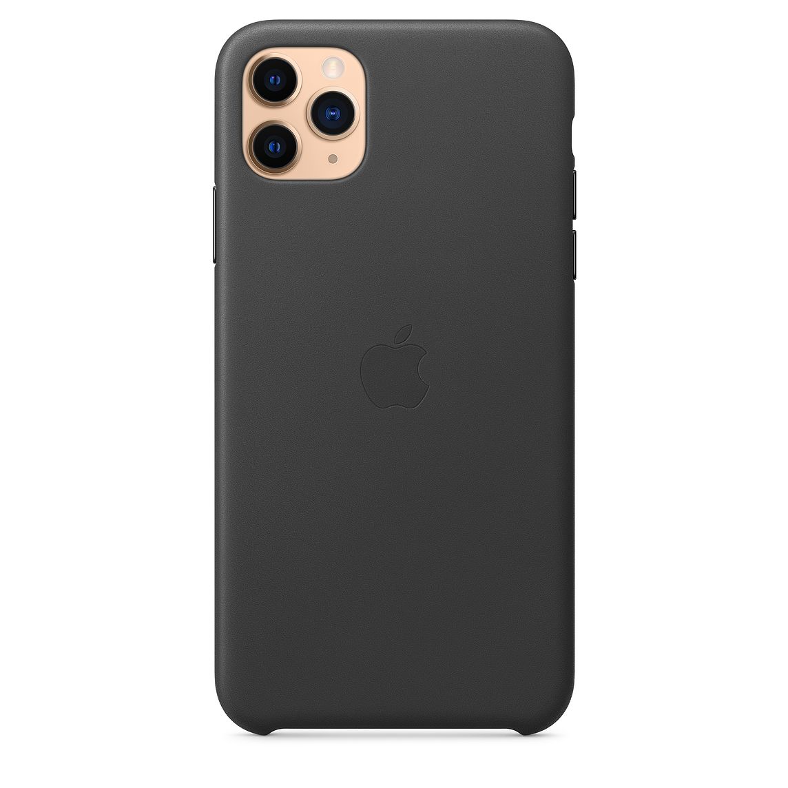 Чехол для смартфона Apple Leather Case кожа, цвет черный, для iPhone 11 Pro Max