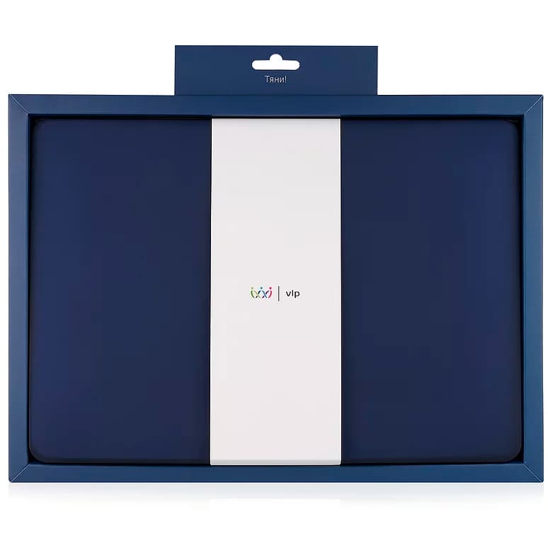 Чехол защитный vlp Plastic Case для MacBook Pro 13&quot; 2020, темно-синий