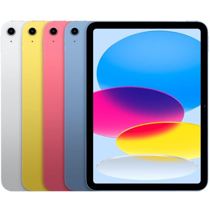 Фото — Apple iPad 10,9" (2022) Wi-Fi, 64 ГБ, серебристый