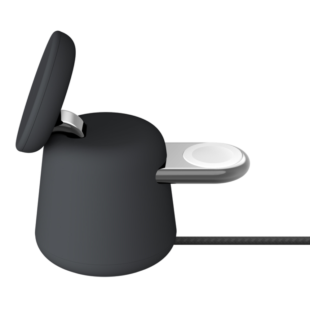 Фото — Зарядное устройство Belkin BoostCharge Pro 2-in-1 Wireless Charging Dock with MagSafe 15Вт, черный