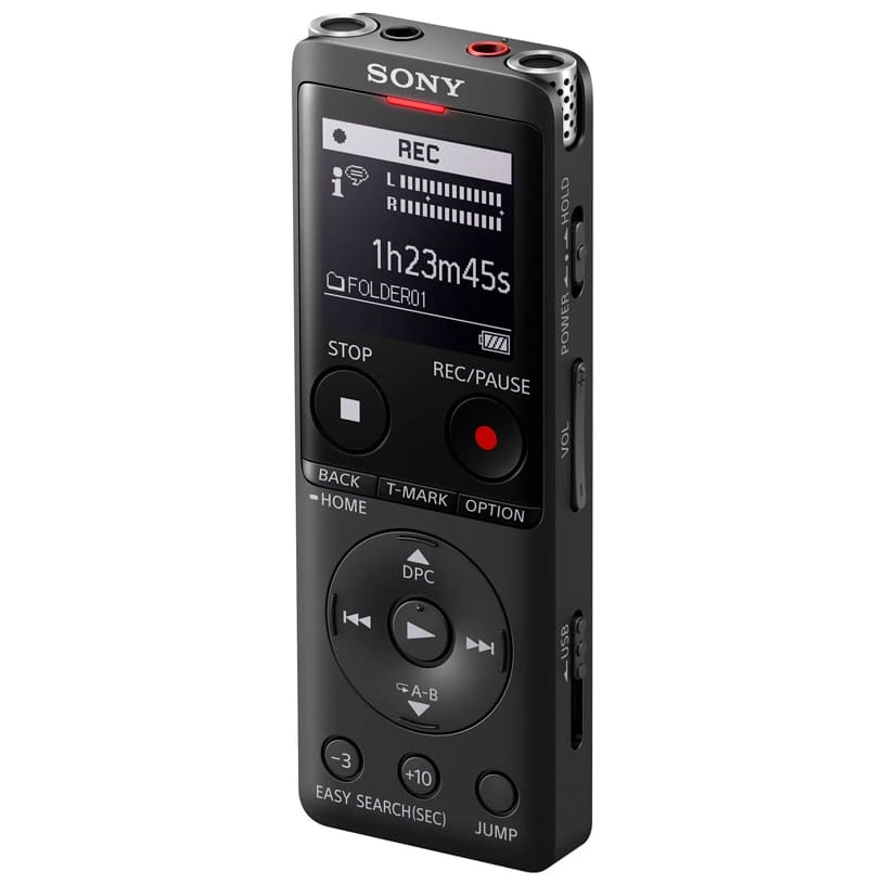 Фото — Цифровой диктофон Sony ICD-UX570F, черный