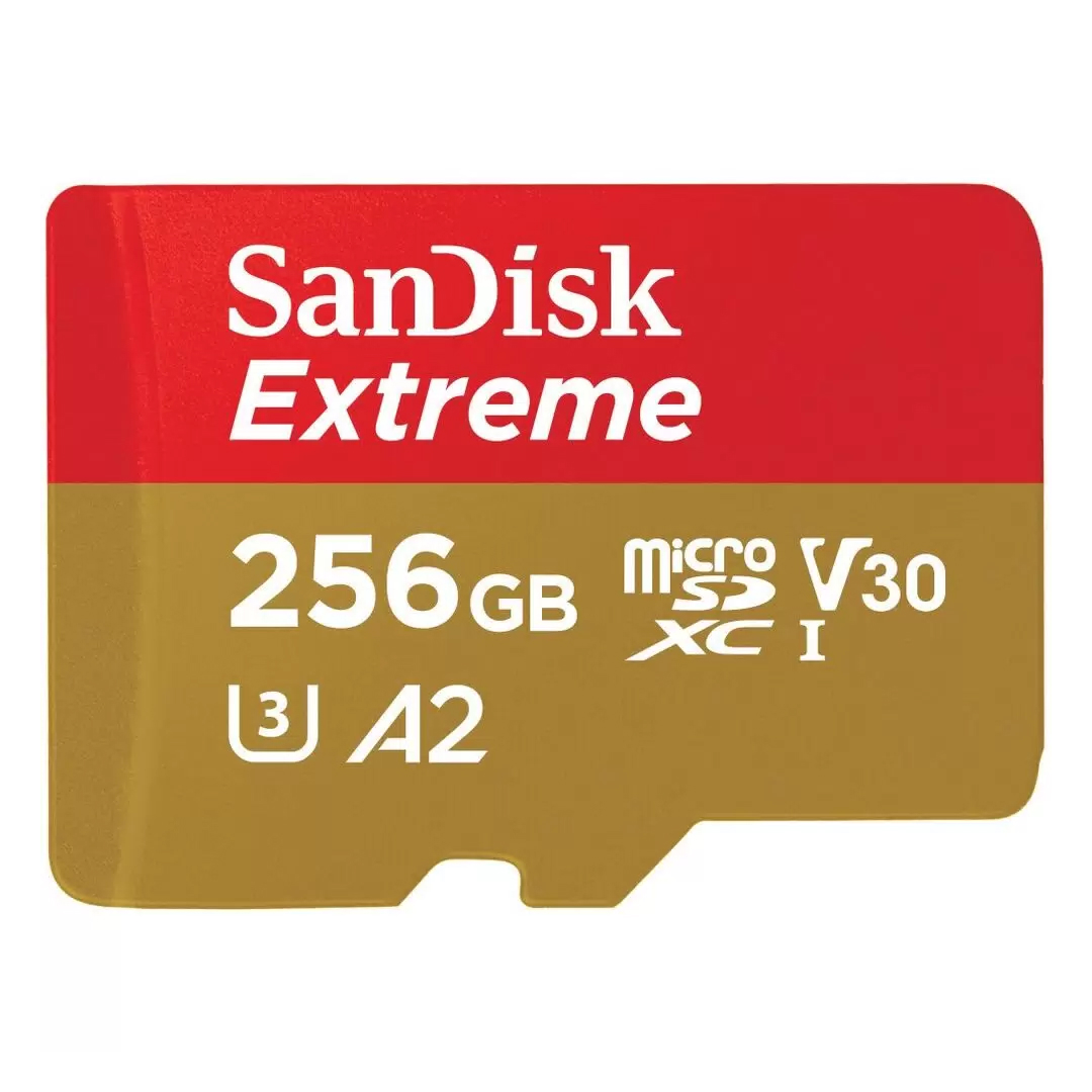 Фото — Карта памяти SanDisk Extreme Micro SDXC, 256 Гб
