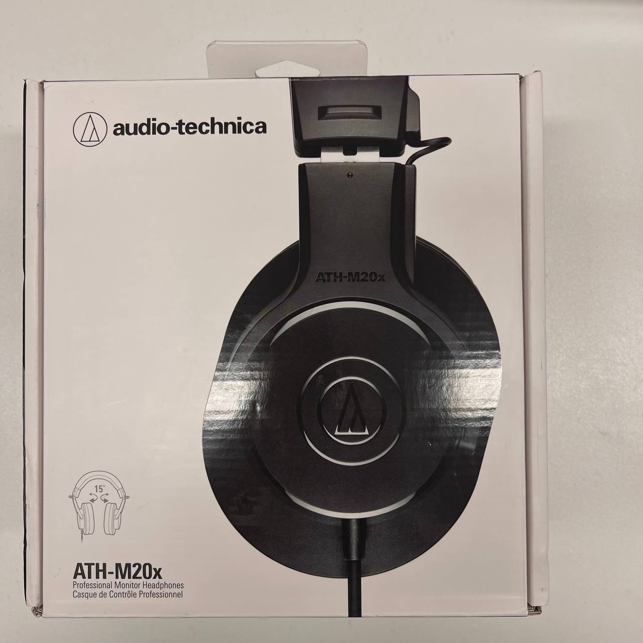 Фото — Наушники Audio-Technica ATH-M20x, черный (уценка)