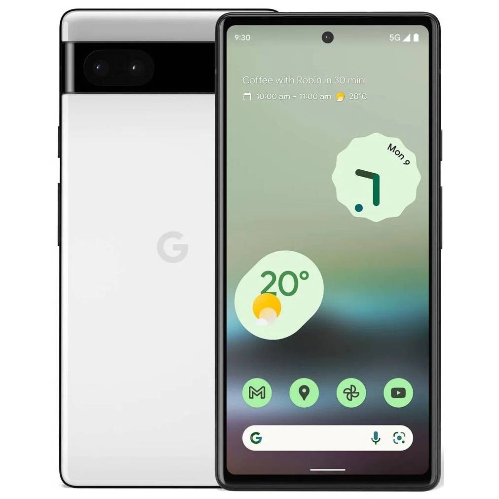 Фото — Смартфон Google Pixel 6A 6/128 Гб, US, белый (уценка)