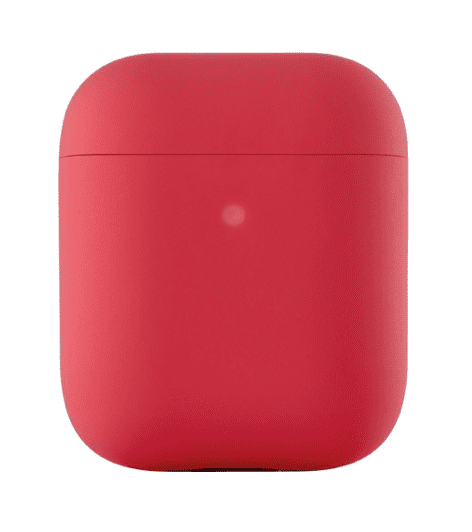 Фото — Чехол для AirPods uBear Touch Case, красный