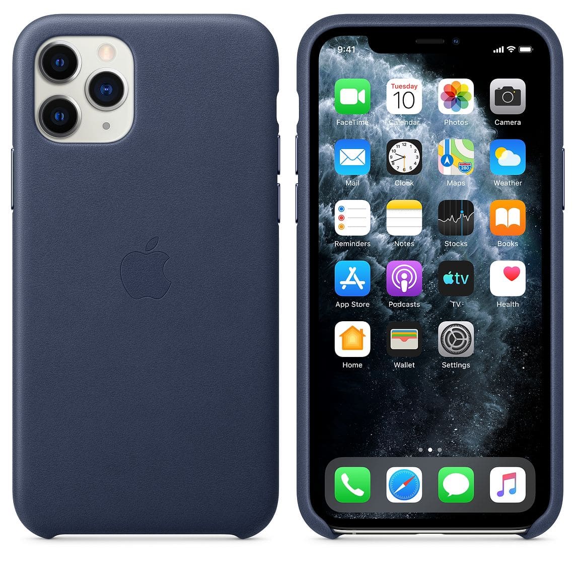 Чехол для смартфона Apple для iPhone 11 Pro Leather, темно-синий