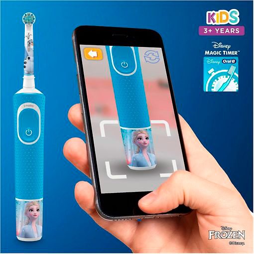 Фото — Электрическая зубная щетка Oral-B Kids, Frozen