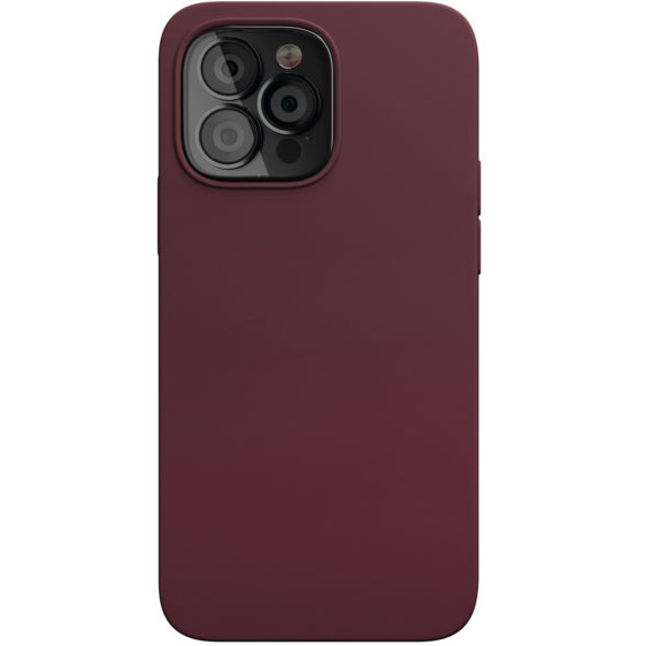 Чехол защитный vlp Silicone case with MagSafe для iPhone 13 Pro, «марсала»