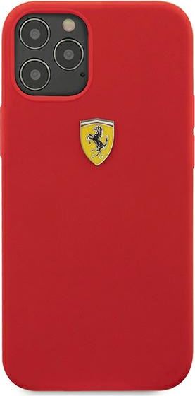 Фото — Чехол Ferrari On-Track Liquid для iPhone 12/12 Pro, красный