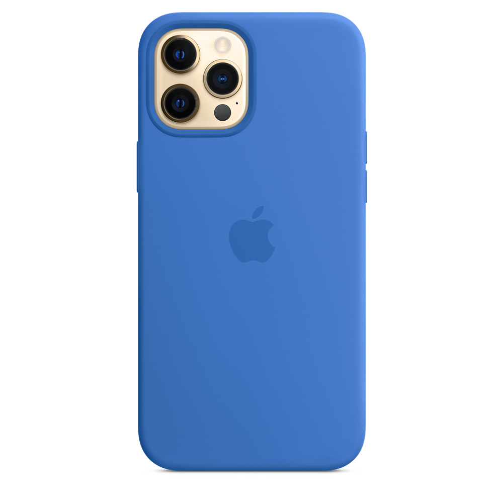 Чехол для смартфона Apple MagSafe для iPhone 12 Pro Max, cиликон, «капри»