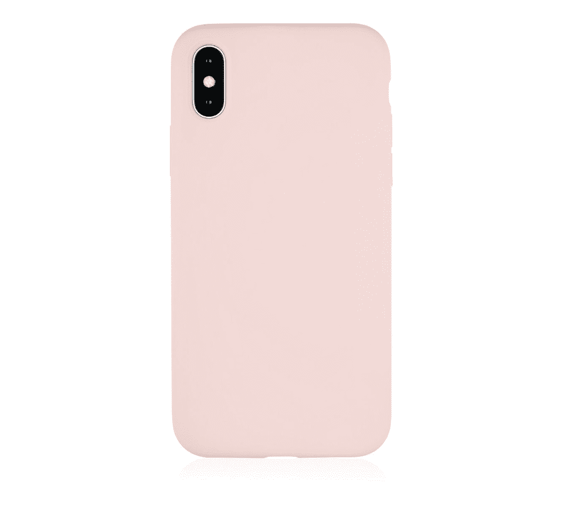 Чехол защитный vlp Silicone Сase для iPhone XS/X, светло-розовый