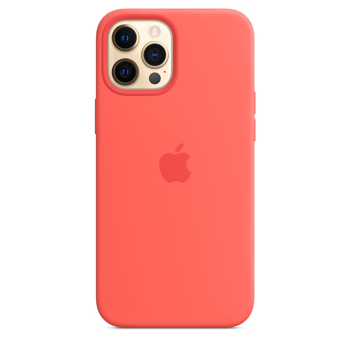 Фото — Чехол Apple MagSafe для iPhone 12 Pro Max, силикон, «розовый цитрус»