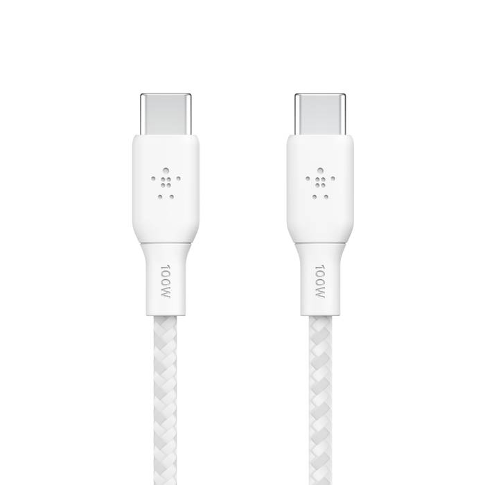 Фото — Кабель Belkin BoostCharge USB-C to USB-C Cable, 2M, белый