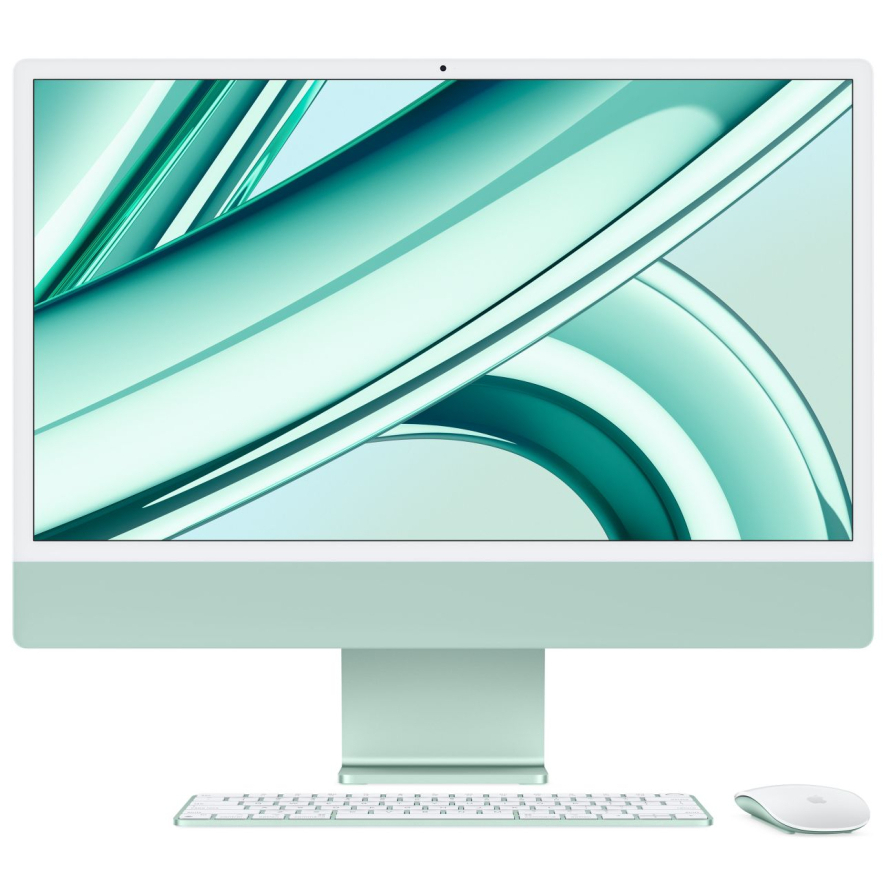 Фото — Apple iMac 24" M3 (8C CPU, 8C GPU), 256 Гб, зеленый