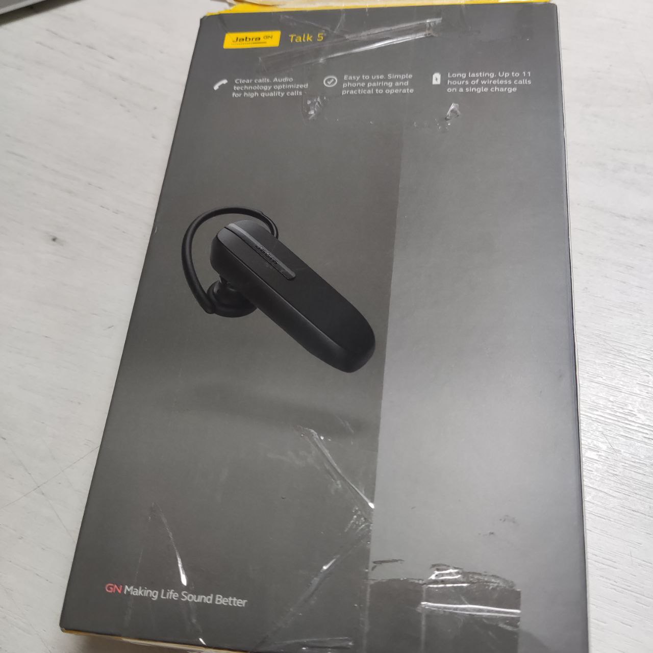 Фото — Беспроводные наушники Jabra Talk 5, Bluetooth, черный (уценка)