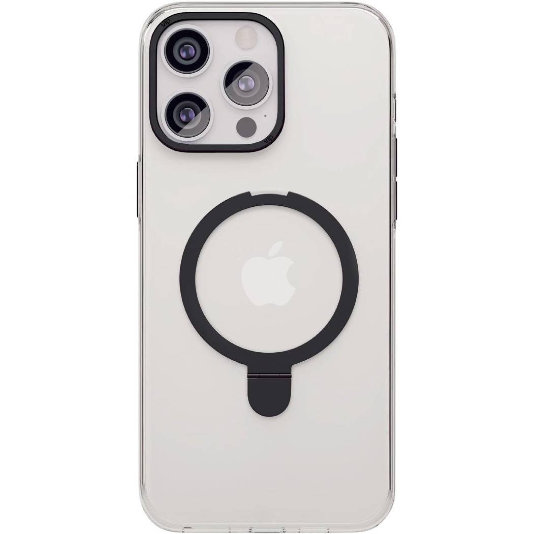 Фото — Чехол для смартфона "vlp" Ring Case с MagSafe подставкой для iPhone 15 Pro, черный