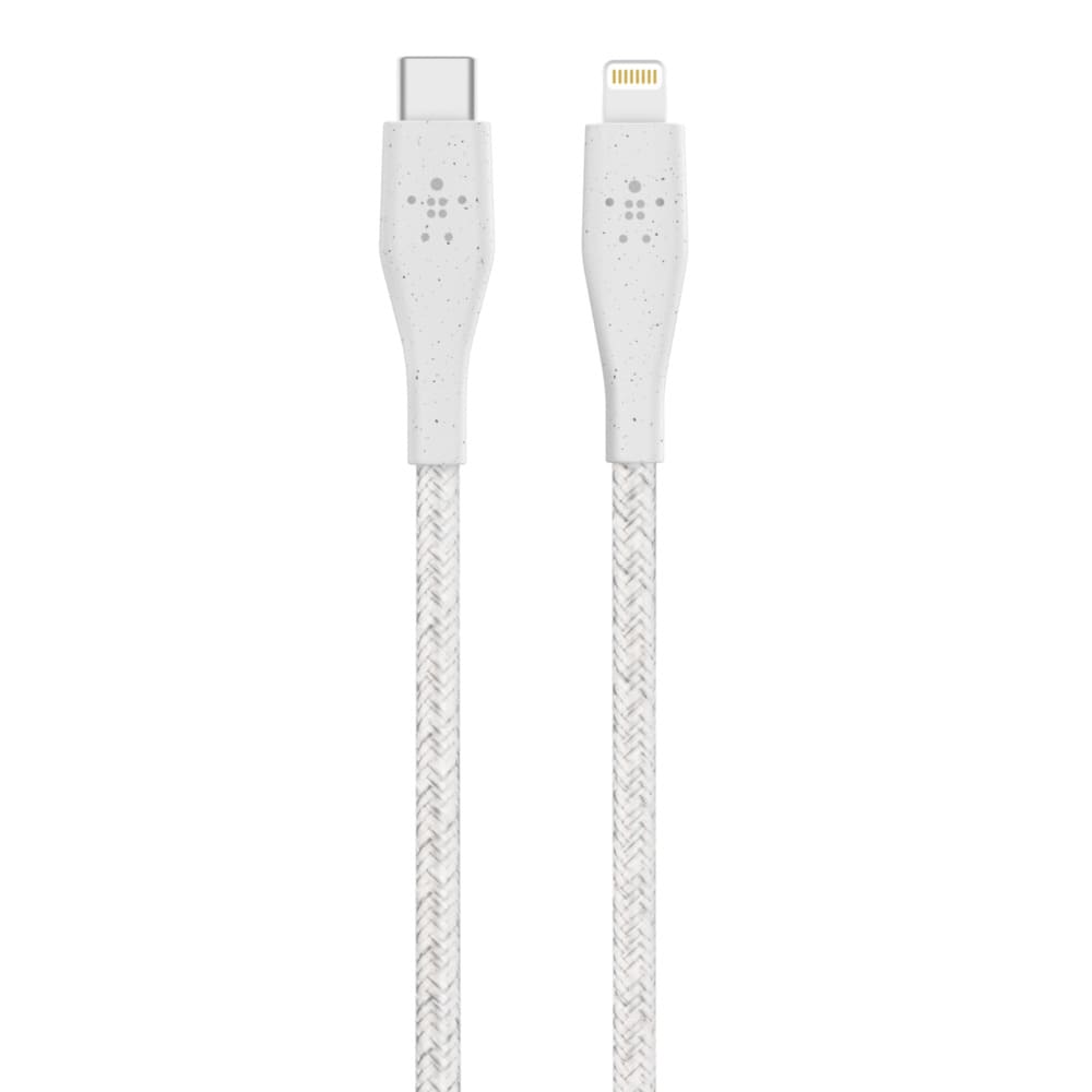 Фото — Кабель Belkin DURATEK USB-C - Lightning, 1.2м, белый