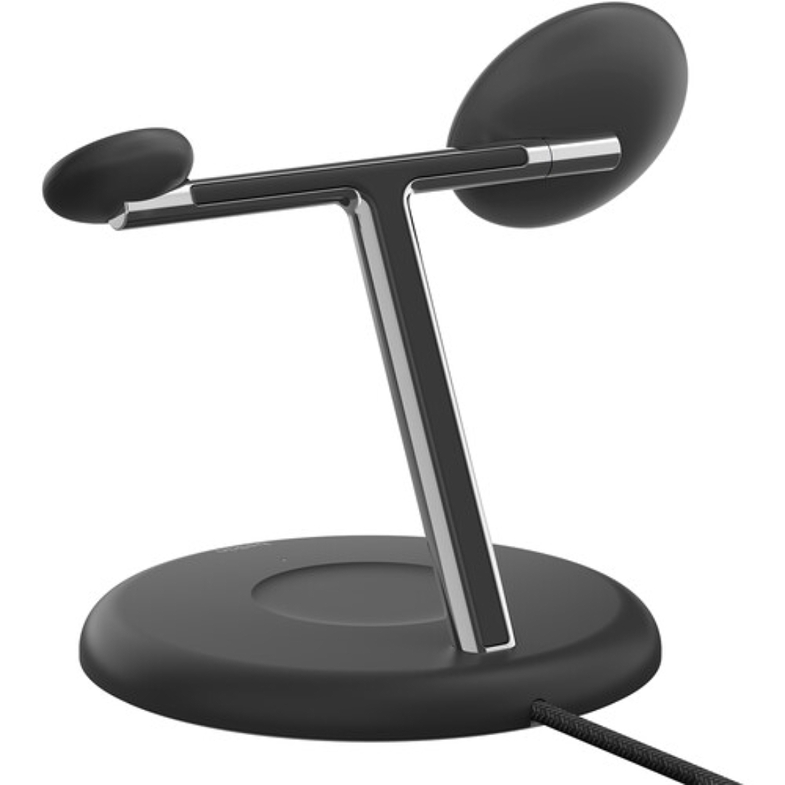 Фото — Зарядное устройство Belkin BoostCharge Pro 3-in-1 Magnetic Wireless Charging Stand with Qi2 15Вт, черный