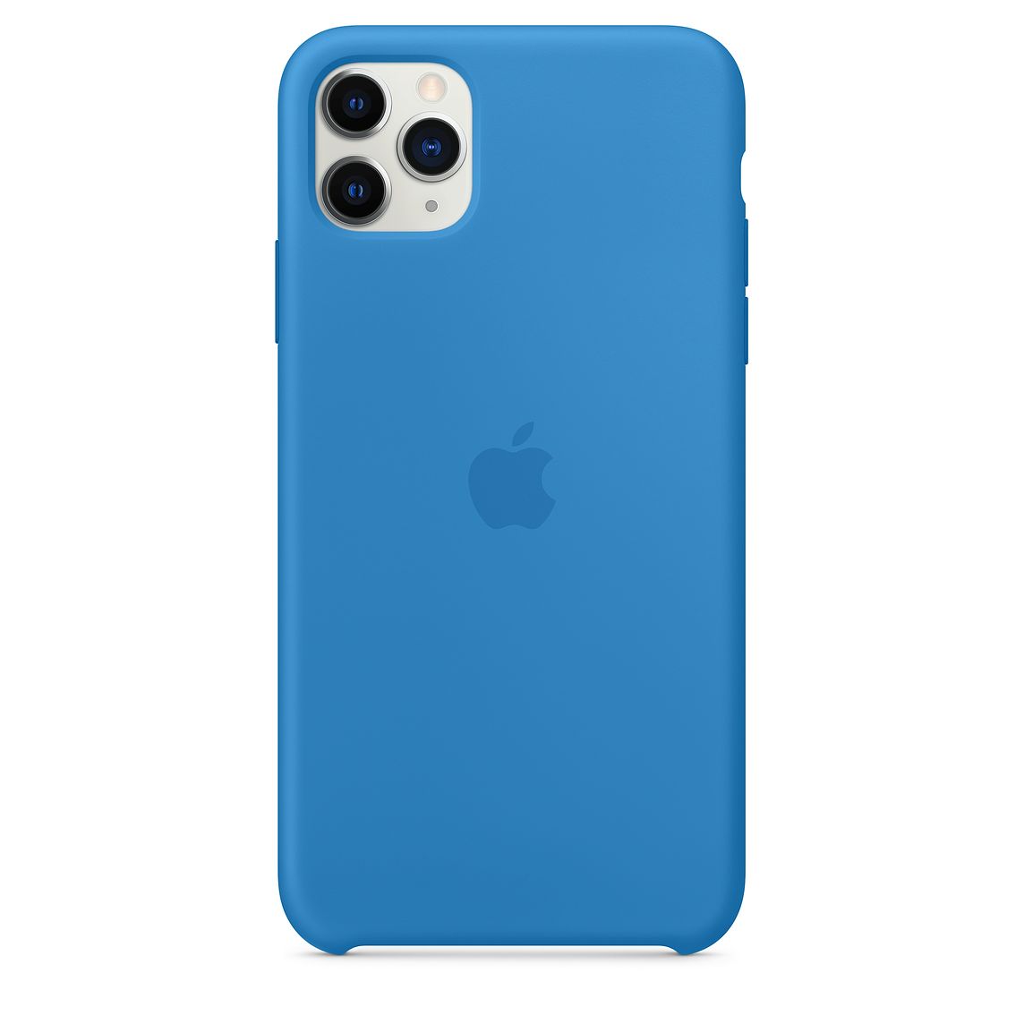 Чехол Apple для iPhone 11 Pro Max, силикон «синяя волна»