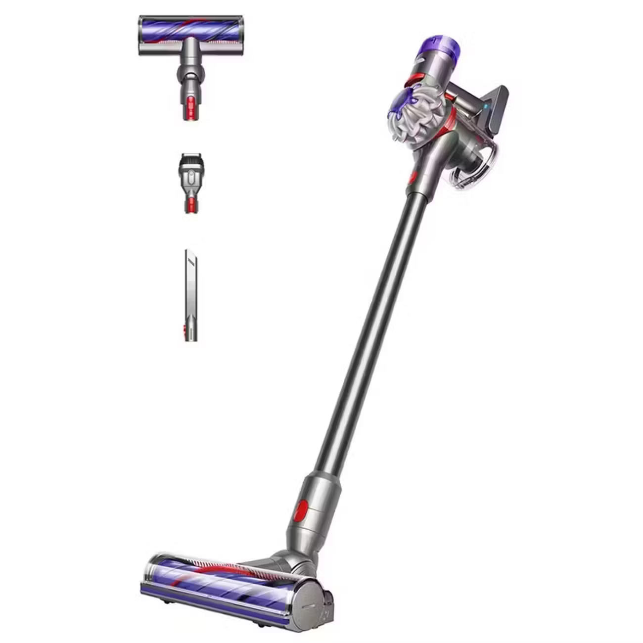 Фото — Пылесос Dyson V8 Advanced, Silver/Nickel (UK)