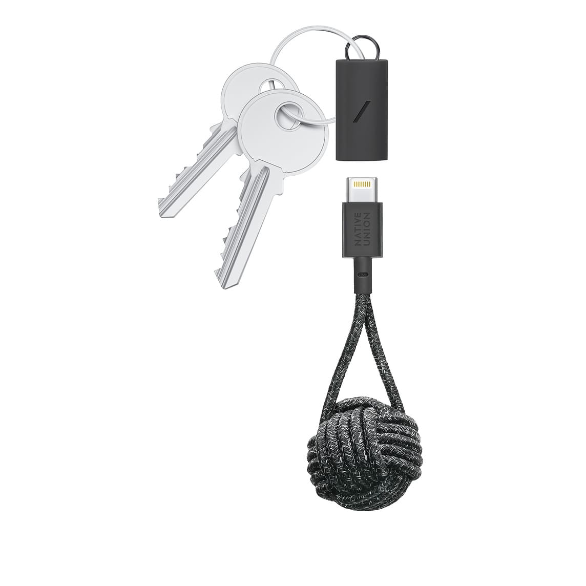 Фото — Кабель Native Union Key Lightning на USB, черный
