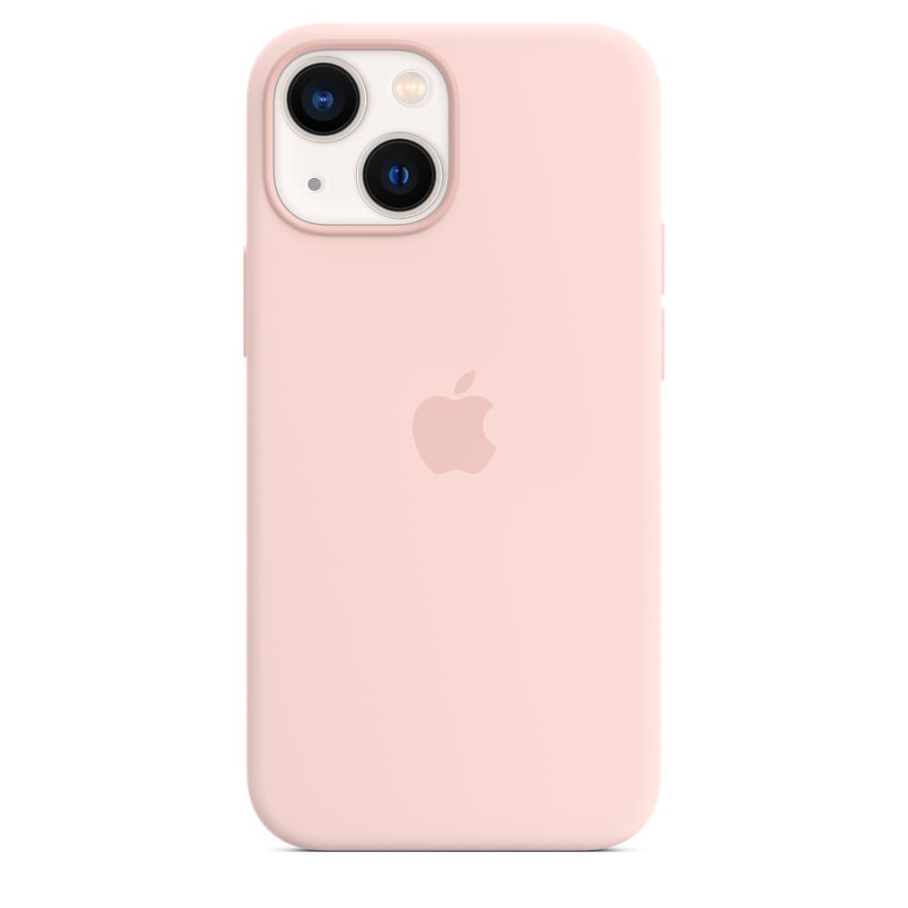 Силиконовый чехол MagSafe для iPhone 13, «розовый мел»