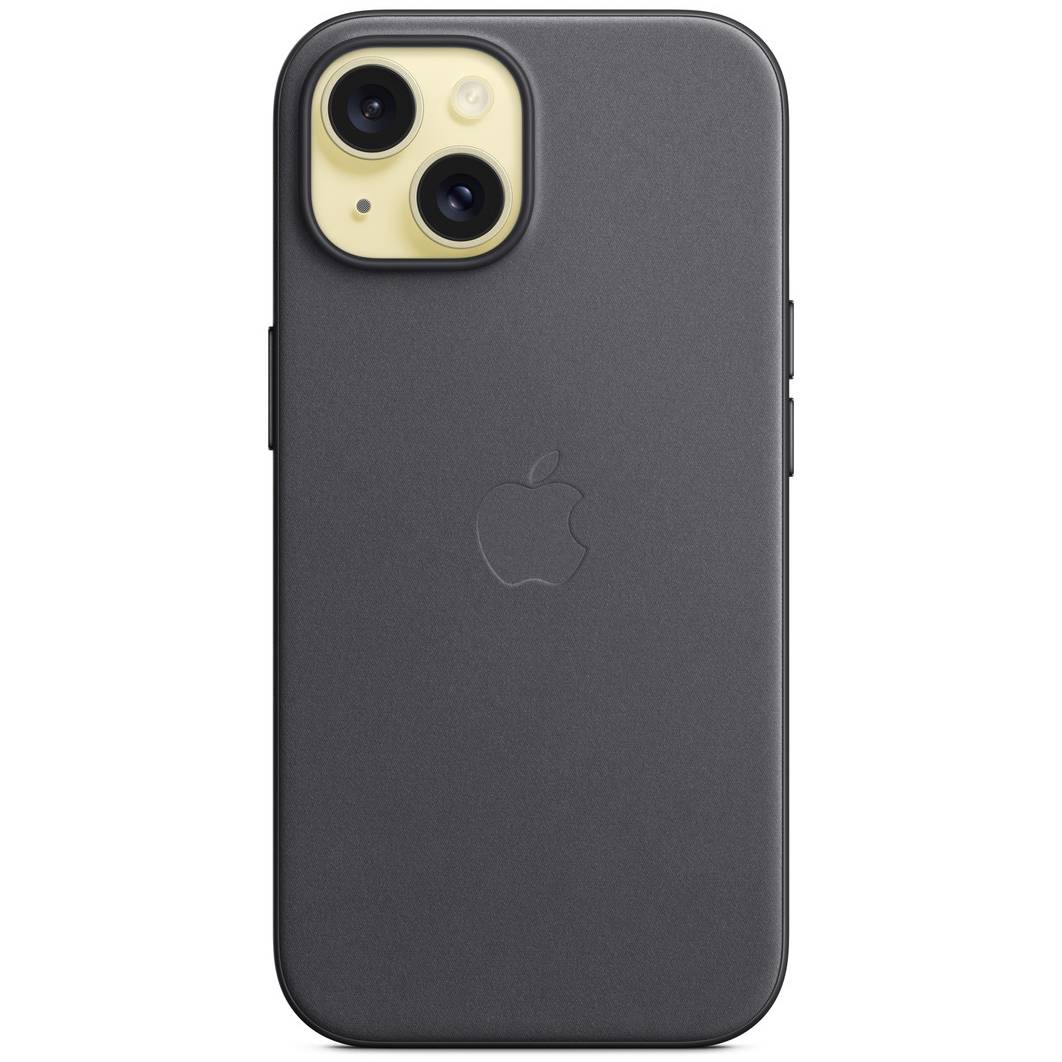 Фото — Чехол для смартфона iPhone 15 FineWoven Case with MagSafe, Black