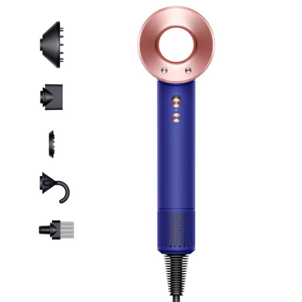 Фото — Фен Dyson Supersonic HD07 (Special gift edition) (Vinca Blue/Rose)