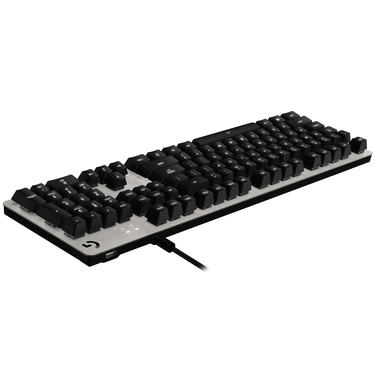 Клавиатура Logitech Gaming Keyboard G413 Mechanical, 1.8м, серебристый