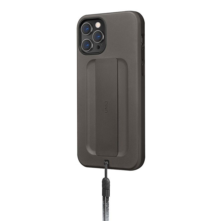 Чехол Uniq для iPhone 12/12 Pro HELDRO + Band Anti-microbial, серый