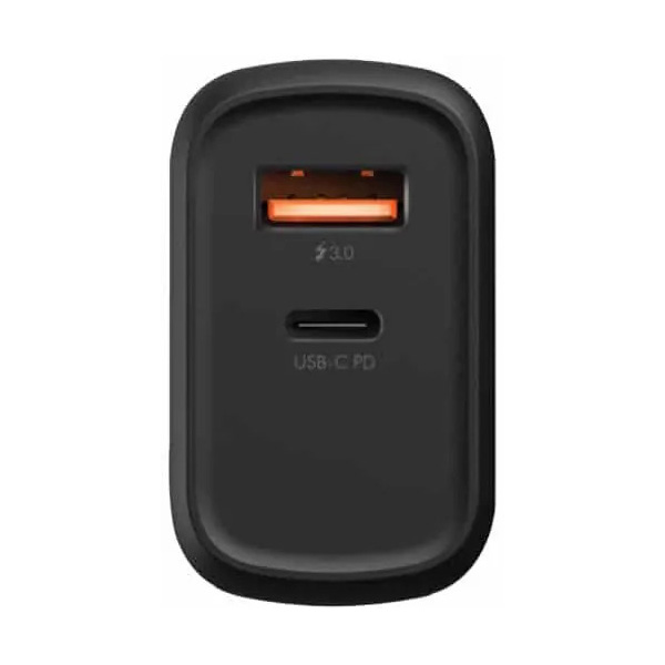 Фото — Сетевое зарядное устройство EnergEA Ampcharge 18W, чёрный
