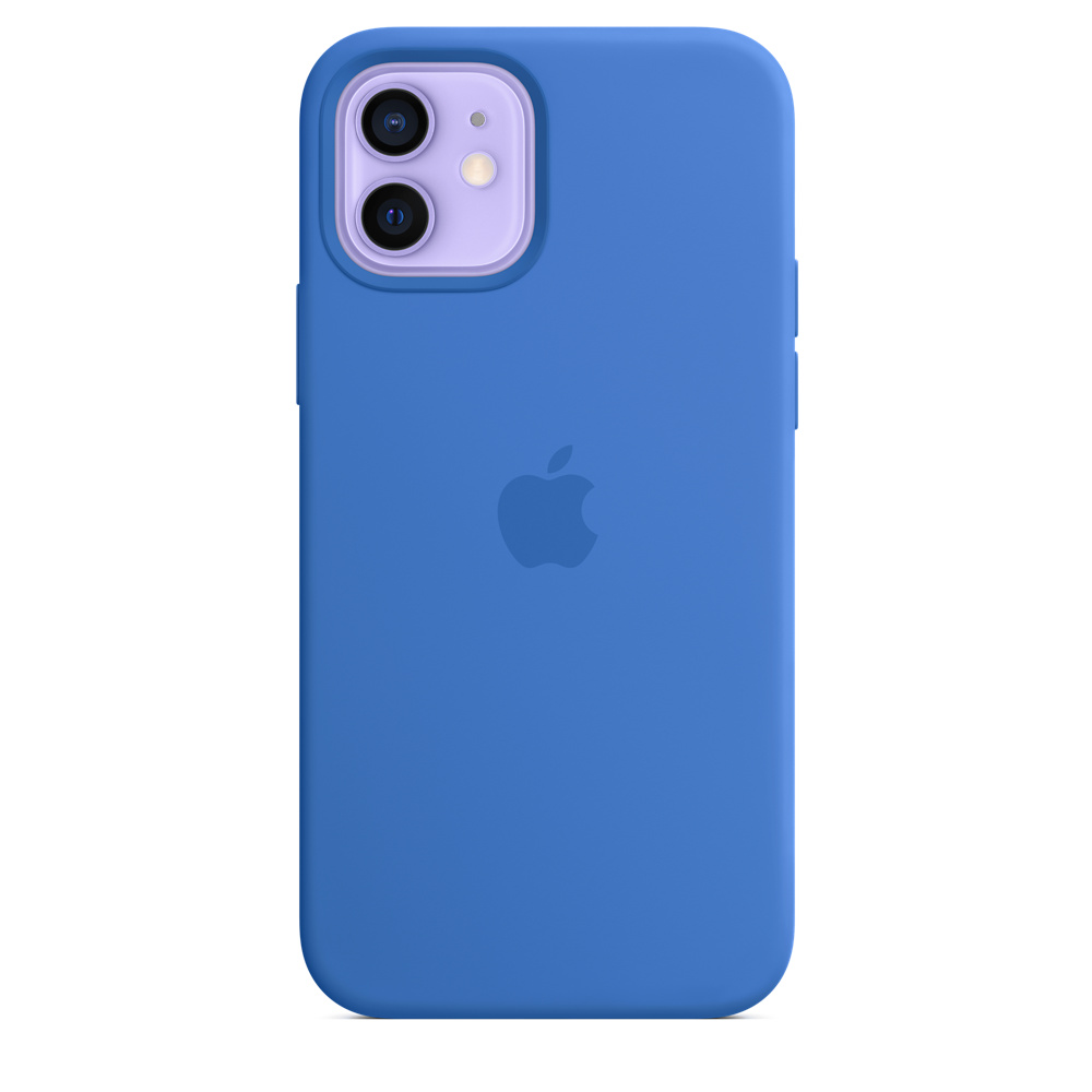 Чехол Apple MagSafe для iPhone 12/12 Pro, cиликон, «капри»