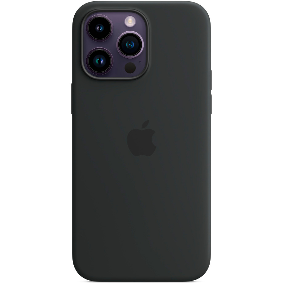 Фото — Чехол для смартфона iPhone 14 Pro Max Silicone Case with MagSafe, «темная ночь»