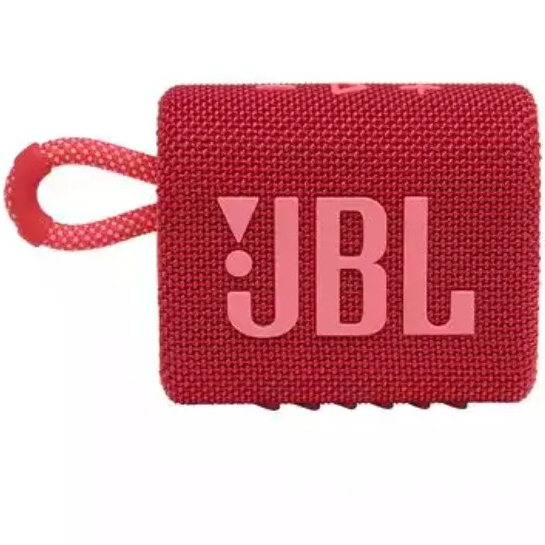Фото — Портативная акустическая система JBL GO 3, красный