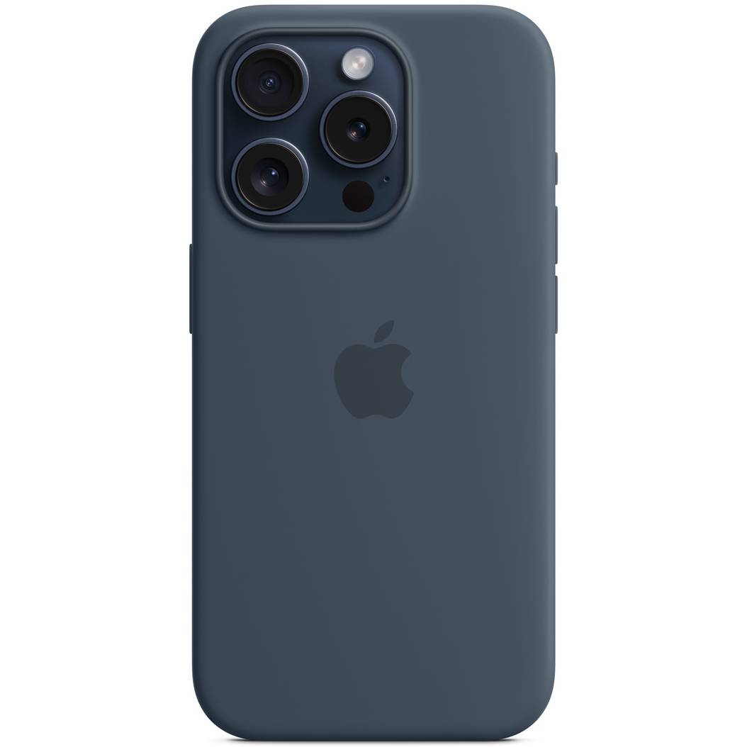 Фото — Чехол для смартфона iPhone 15 Pro Silicone Case with MagSafe, Storm Blue