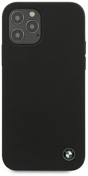 Чехол BMW Signature Liquid для iPhone 12 Pro Max, черный