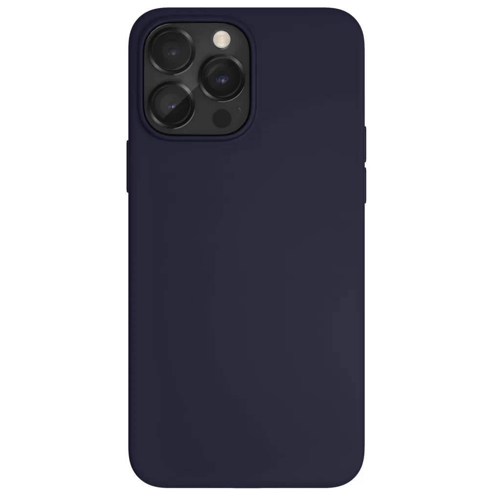 Фото — Чехол для смартфона "vlp" Silicone case для iPhone 14 Pro, темно-фиолетовый