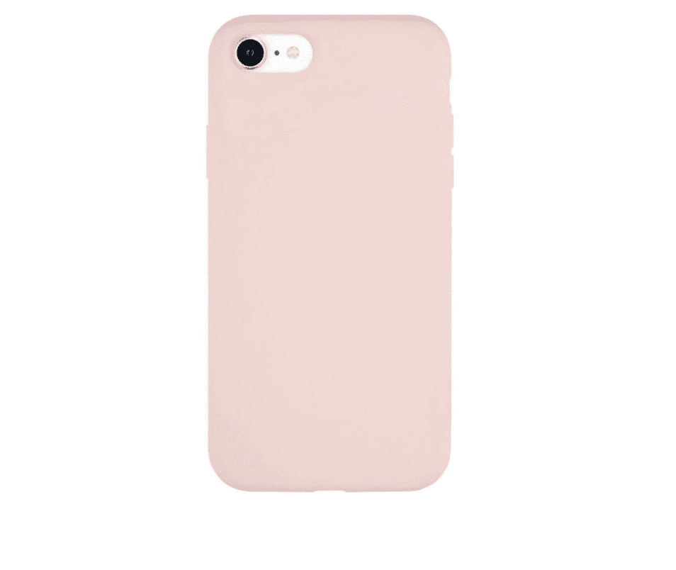 Фото — Чехол защитный vlp Silicone Сase для iPhone SE 2020, светло-розовый
