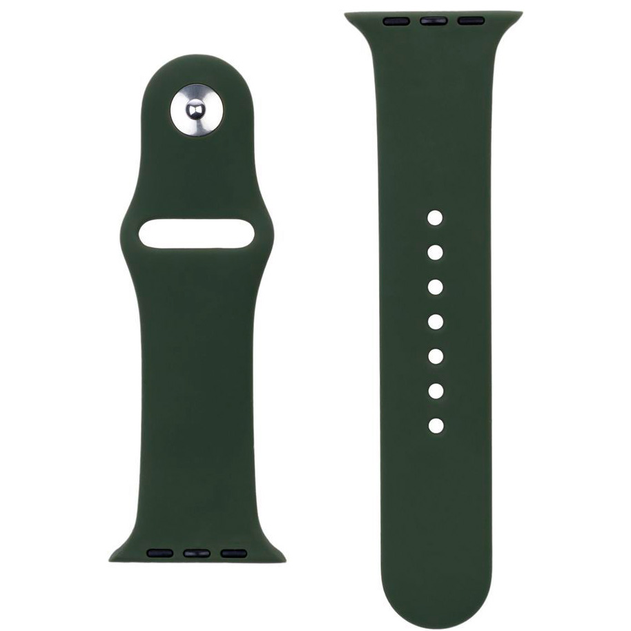 Фото — «vlp» Silicone Band для Apple Watch 38/40/41 мм, темно зеленый